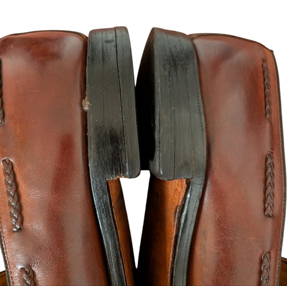 Allen Edmonds Tassel Loafers Brown Leather sz 13 - Picture 8 of 9